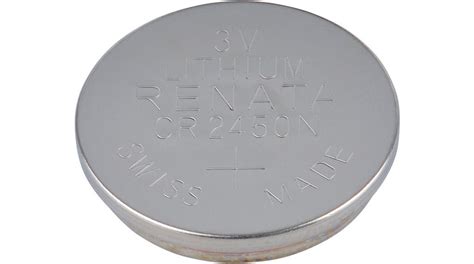 CR2450N IB Renata Button Cell Battery Lithium CR2450 3V 540mAh