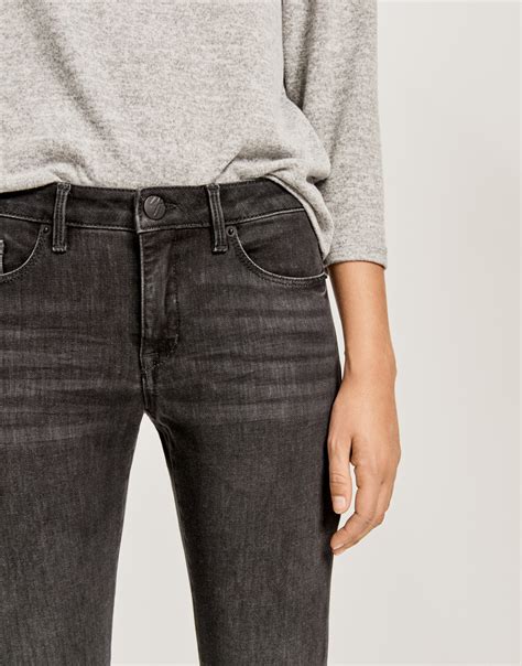 Skinny Jeans Elma Stone Grey Grau Online Bestellen Opus Online Shop