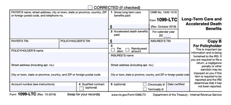 Guide To Tax Form 1099 Ltc Taxact