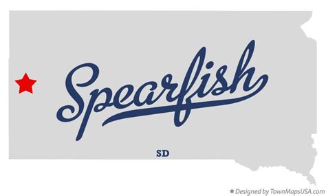 Map of Spearfish, SD, South Dakota