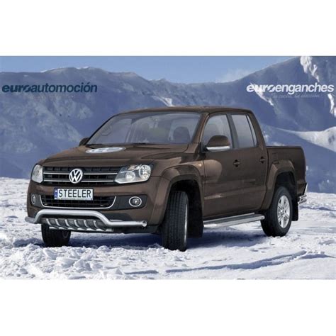 Spoiler Delantero CE Con Parrilla De Tubos Para VOLKSWAGEN AMAROK Con