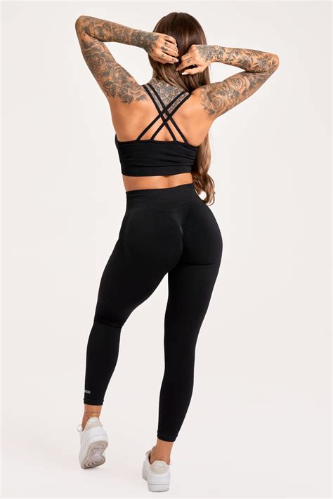 Leginsy Push Up Black Gym Glamour