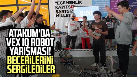 Atakum da VEX IQ Robot Yarışması Becerilerini sergilediler Samsun