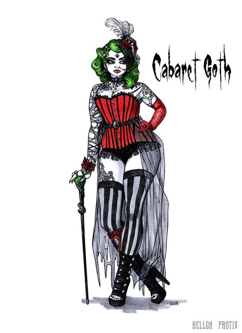 Goth Stereotype 23 Cabaret Goth By Hellgaprotiv On Deviantart