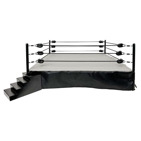 Figures Toy Company Premium Metal Real Scale Wrestling Ring for WWE ...