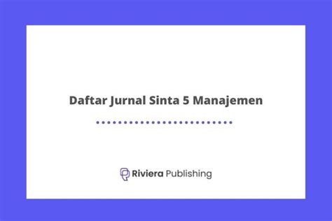 Daftar Jurnal Sinta Yang Terbit Bulan Ini Update