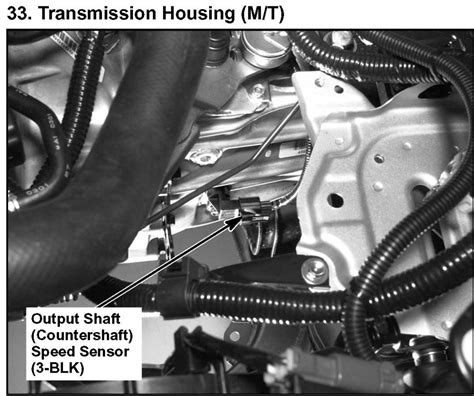 Where Is The Output Speed Sensor Located