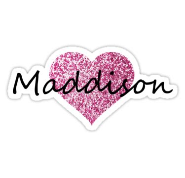 Maddison Stickers By Obercostyle Redbubble Glitter Hearts Pink