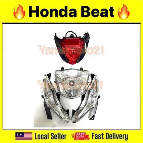 Honda Beat V Front Signal Set Head Lamp Cover Tail Lamp Head Lamp