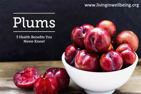 Health And Nutritional Benefits Of Plums Living In Well Being