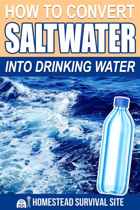 How To Convert Saltwater Into Drinking Water