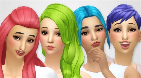 Sims 4 Cc Base Game Hair Retextures Foundryptu