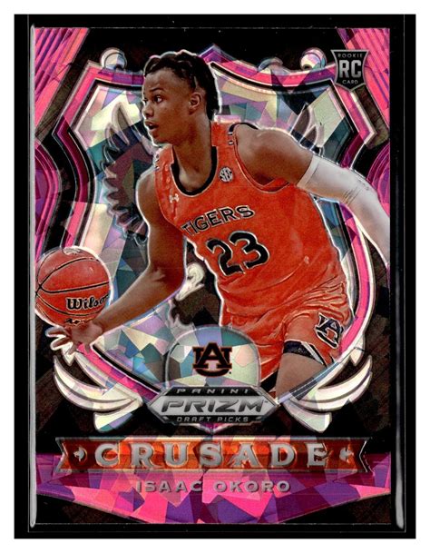 2020 Panini Prizm Draft Picks Collegiate 84 Isaac Okoro Pink Ice EBay