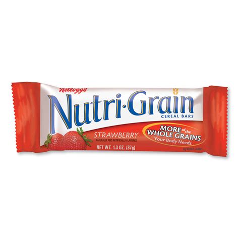 Kelloggs Nutri Grain Soft Baked Breakfast Bars Strawberry 13 Oz 8