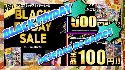 Black Friday nas lojas de games do Japão dezenas de games barato