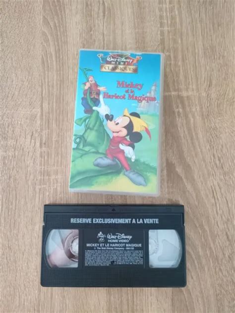 CASSETTE VIDEO VHS DESSIN ANIME DISNEY Mickey Et Le Haricot Magique EUR