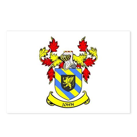 John Coat Of Arms Postcards Package Of 8 Cafepress