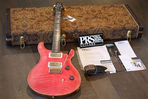 Minty 2019 Prs Custom 24 Artist Double Cut Guitar Bonnie Pink 10 Top W