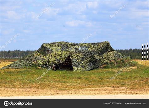 Army Tent Camouflage Net Field Condition Stock Photo By ©pingvin121674
