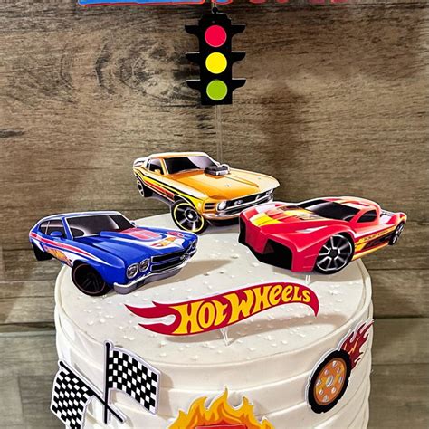 Topo De Bolo Hot Wheels Elo Produtos Especiais