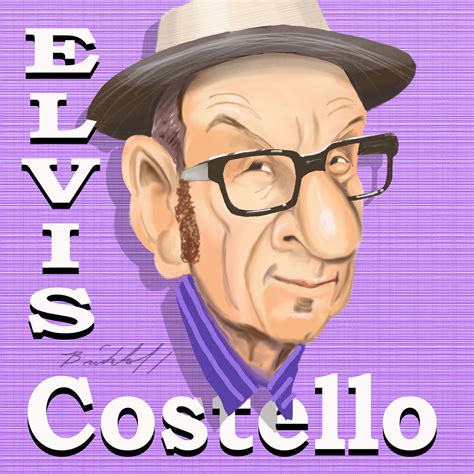 Mellowcostello Caricature Of Elvis Costello Joel Brinkerhoff Flickr