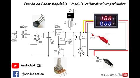 Diy Fuente Regulable M Dulo Volt Metro Amper Metro Tutorial