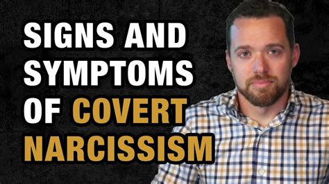 Signs And Symptoms Of Covert Narcissism Youtube