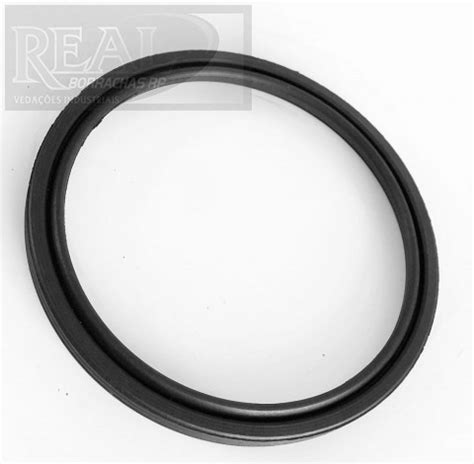 CÓD 000420 ANEL BI LABIAL PRETO PERFIL U EX 250 MM X INT 210 MM X 15 MM