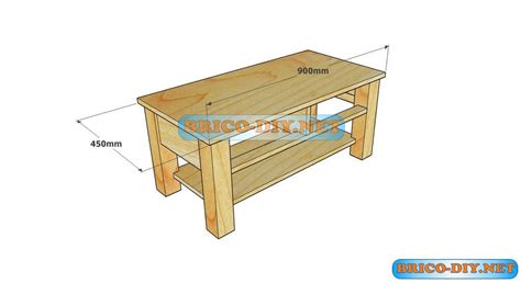 Plano Como Hacer Mesa De Centro Madera Web Del Bricolaje Dise O Diy