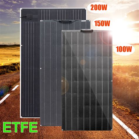 ETFE Panneau Solaire Flexible 200W 150W 100W 23 Syst Me De Panneau