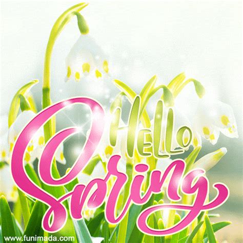 Hello Spring S Animated Images To Welcome The Season