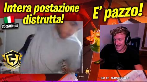 Streamer Pazzo Distrugge Intera Postazione Durante Torneo Fortnite Tfue Reazione 🚨 Youtube