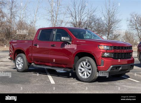 Plainfield Circa February 2022 Chevrolet Silverado Display Chevy