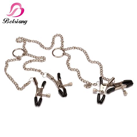 Woman Sexy Nipple Clamps Bdsm Fetish Erotic Toys Sex Games Toy Tools Couples Stimulator Chain