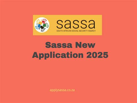 Sassa New Application 2025 Sassa Grant 2025