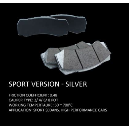 Perodua Myvi Nashin Performance Brake Pad Degree Front