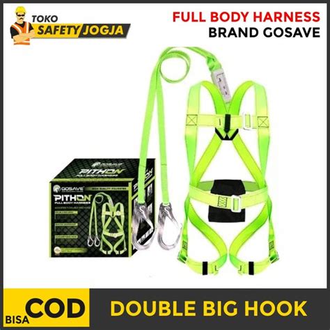 Jual FULL BODY HARNESS ABSORBER DOUBLE BIG HOOK PHITON GOSAVE Di Lapak