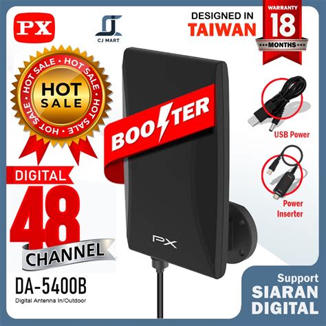 Jual Px Da B Antena Tv Digital Analog Kabel M Booster Indoor