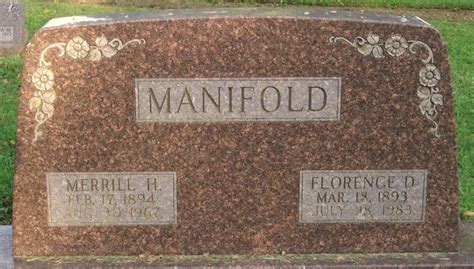 Merrill H Manifold 1894 1967 Find A Grave Memorial