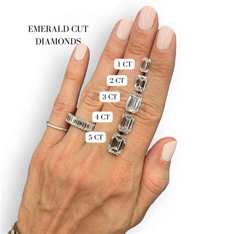 Here S What Diamonds Look Like From 1 To 5 Carats