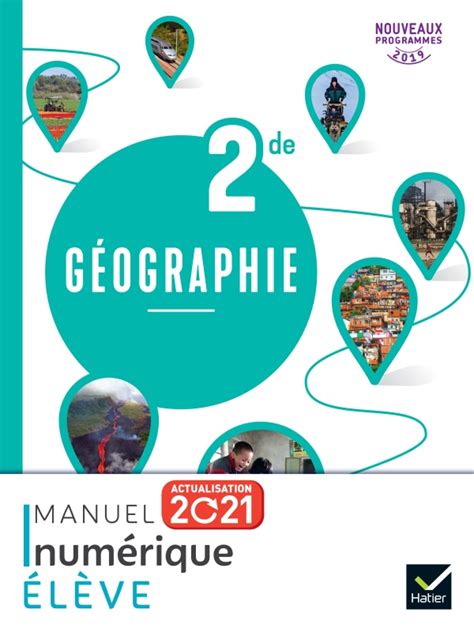 Géographie 2de Éd Actualisée 2021 Manuel Numérique Premium élève