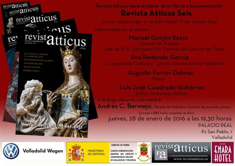 Presentación Revista Atticus Seis Edición Impresa Revista Atticus