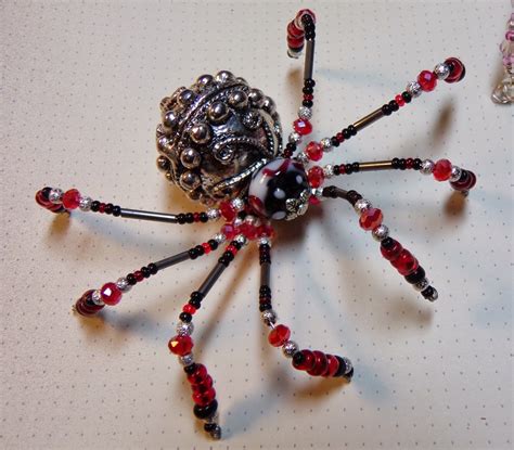 Beaded Spiders Super Easy To Make Just In Time For Halloween