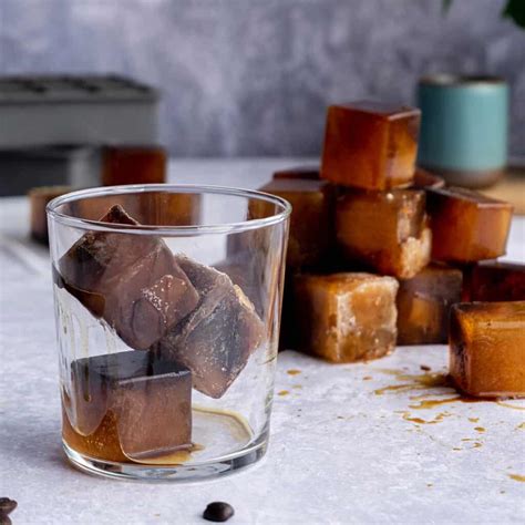 Espresso Ice Cubes Easy Coffee Ice Cube Recipe A Recipe For Fun