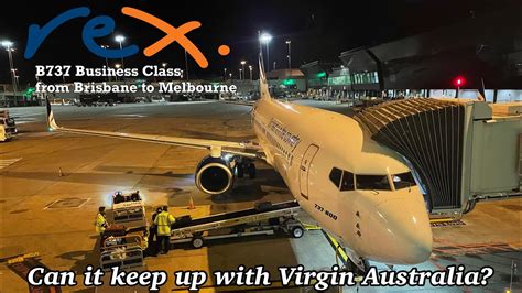 Trip Report Rex Regional Express Business Class B737 800 Brisbane Bne To Melbourne