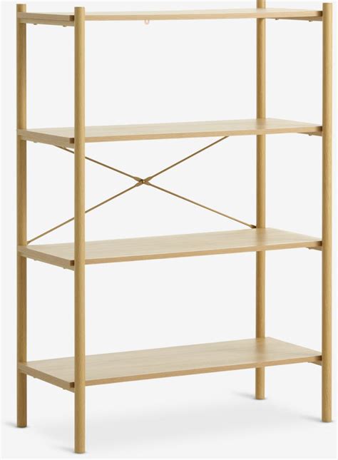 Shelving Unit Lindved Shelves Oak Colour Jysk