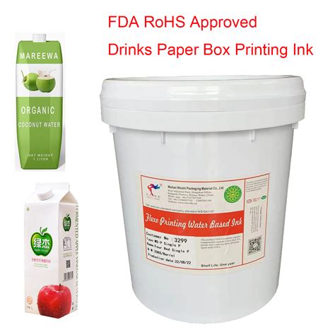 Flexo Printing Water Based Paper Juice Box Print Ink China Print Ink