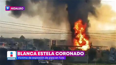 Doña Blanca es una de las víctima de la explosión de una pipa en Tula