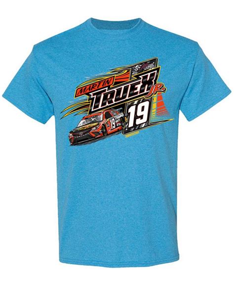 Joe Gibbs Racing Team Collection Mens Light Blue Martin Truex Jr Bass