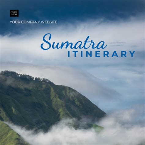 Free Sumatra Itinerary Template To Edit Online